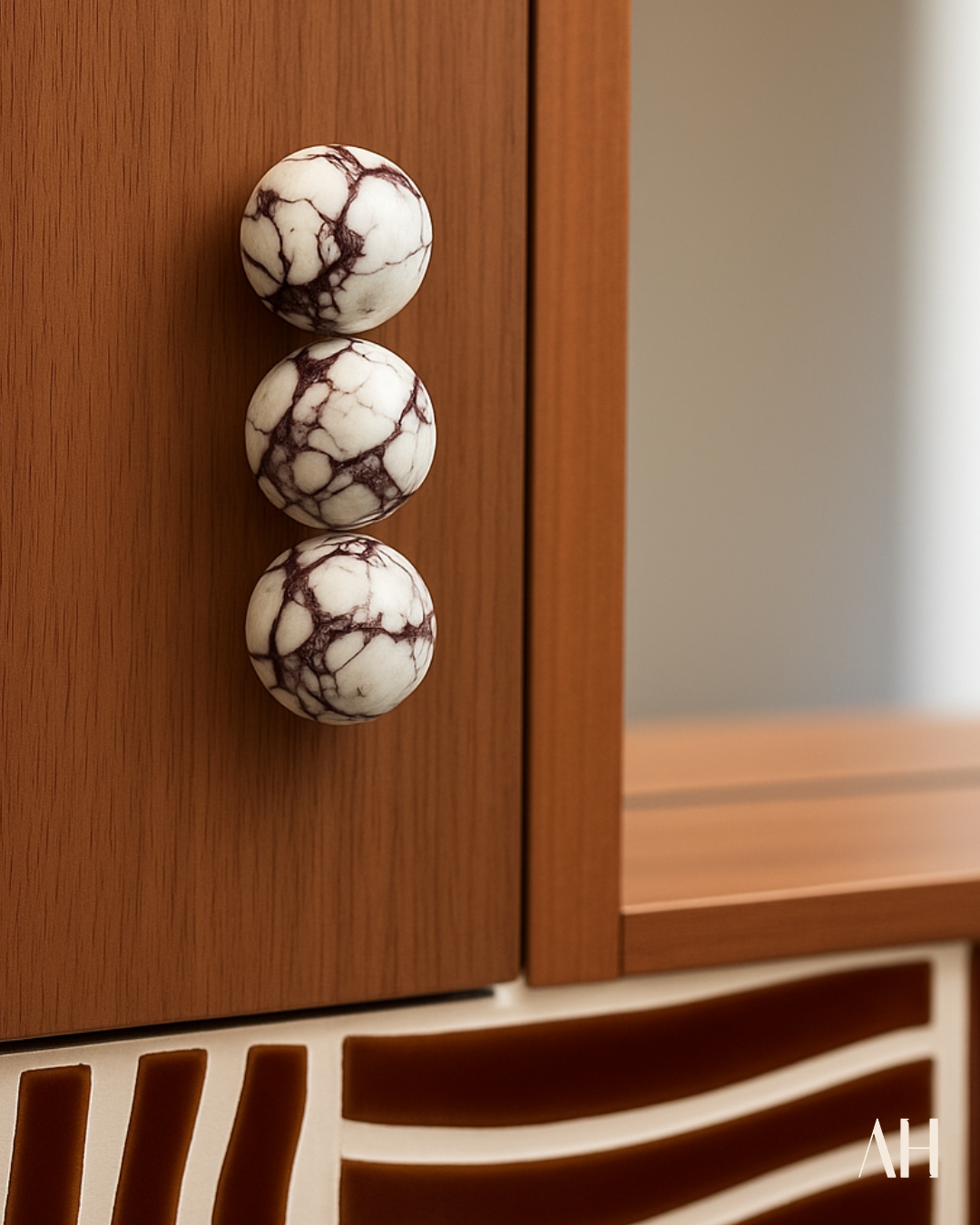 Custom Marble Knobs & Handles
