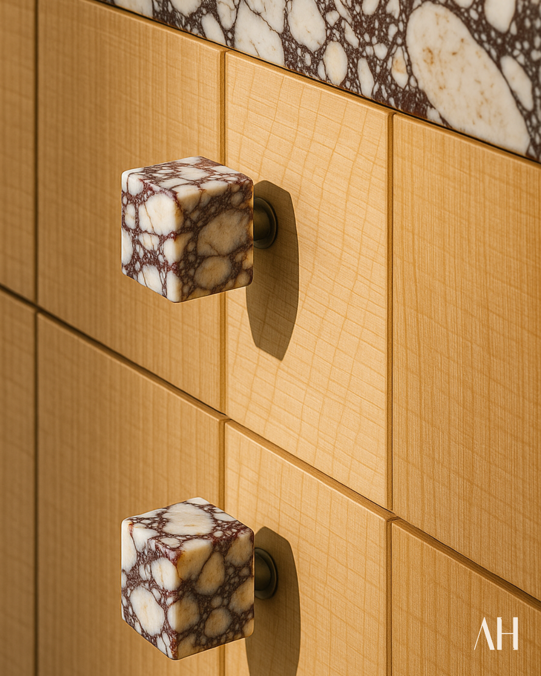 Custom Marble Knobs & Handles