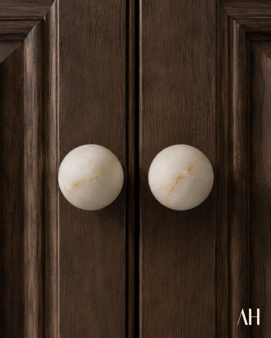 Brooke Onyx Marble Knob